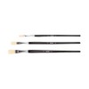 MILAN® 3 x Flat Brushes Series 501 No. 6, 10