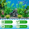 QUOZUO Fish Tank Accessories Artificial Plants, 9pcs Green Aquarium Decorations