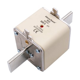 Heschen NH Fuse Insert, NH3, 500A, gG, Front Display, Combination Detector