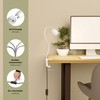 ledscom.de KLUK GU10 Clamp Light with Gooseneck, White with GU10,