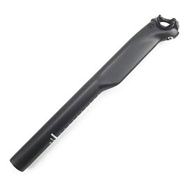 RXL SL Bicycle Seatpost Carbon Fiber Full Black Offset 27.2/30.8/31.6 x 350/400mm(3K Matte,27.2x400mm)