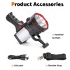 Vanvale Super Bright Handheld Spotlight Rechargeable LED Flashlight Long Lasting