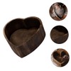 Abaodam Heart-Shaped Newborn Props - Wooden Bowl & Basket Photography