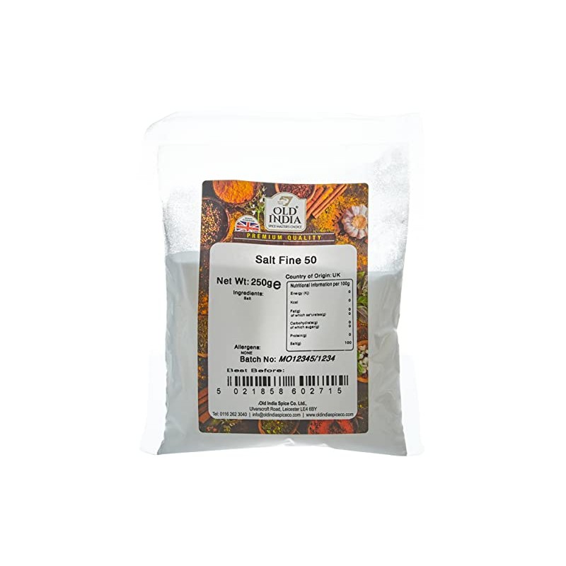 Old India Salt Fine 50 250g