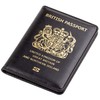 MOIRENTO UK Passport Cover RFID Blocking Wallet Case Holders Protector