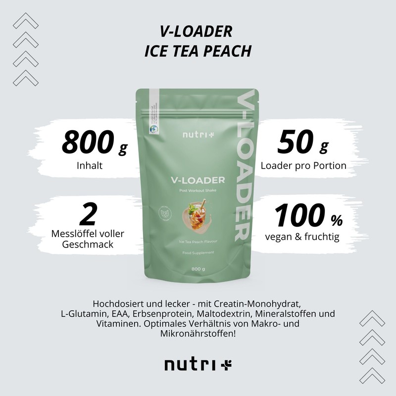 POST-WORKOUT-ake V-LOADER - Muscle Building and Bodybuilding - 750 g