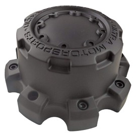 Ultra Motorsports 8 Lug Matte Black Wheel Center Cap Qty ONE Pn: 89-9880B