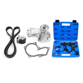INGKAN 1.6L Engine Timing Belt Water Pump Kit w/Locking Tool Kit Fits for Ford Escape 13-16/ Fiesta 11-19/ Fusion 13-14/ Ford Transit Connect 14-16 1.6L OE BE8Z-6268-C BE8Z-6K254-A