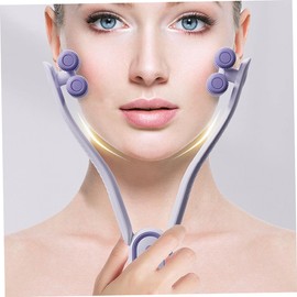 WOONEKY Beauty Roller for Face Facial Skin Care Tool Double Chin Reduction V-shaped Roller