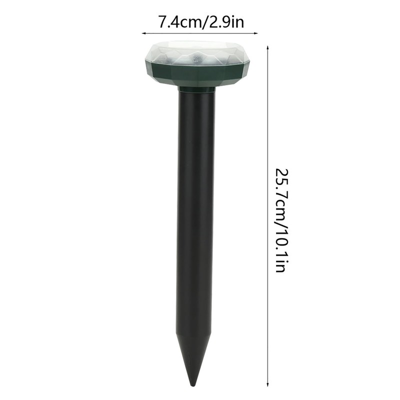 Solar Power Mouse Killer Ultrasonic Mouse Snake Repeller Ground Spikes