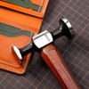 WUTA Leather Hammer Double Head Cobblers Hammer Mirror Polishing Carbon