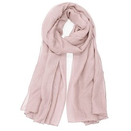 Van Der Rich ® - Sequin Scarf Soft Scarf - Women, 15-pink