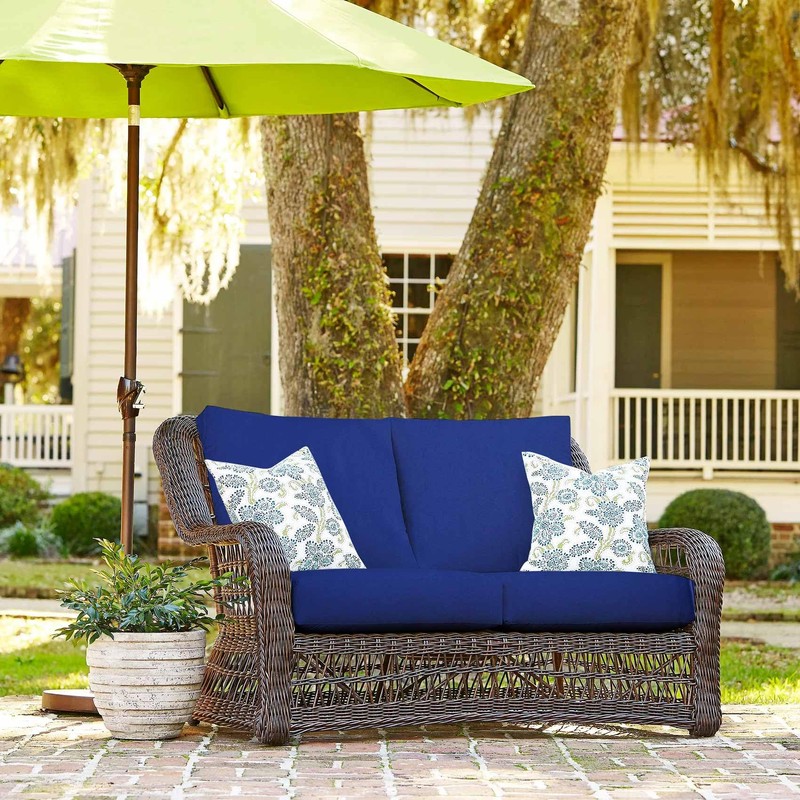 NettyPro Patio Bench Swing Loveseat Cushion Covers, Water Resistant UV
