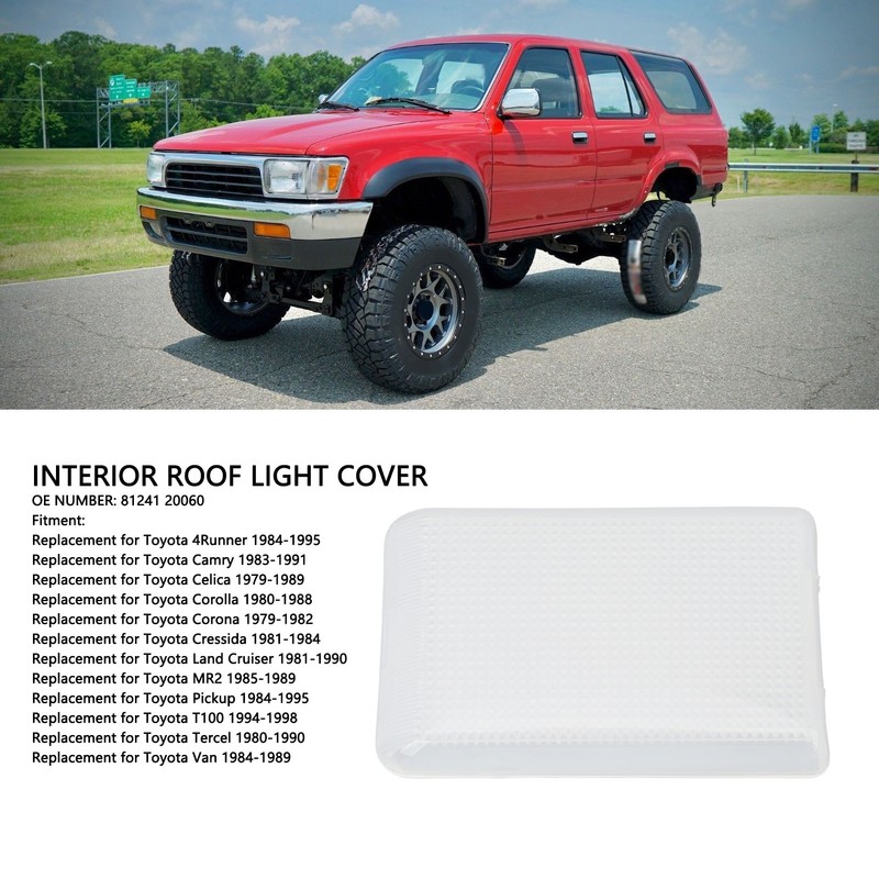 Interior Roof Light Cover 81241 20060 Wear Resistant Rustproof Rugged