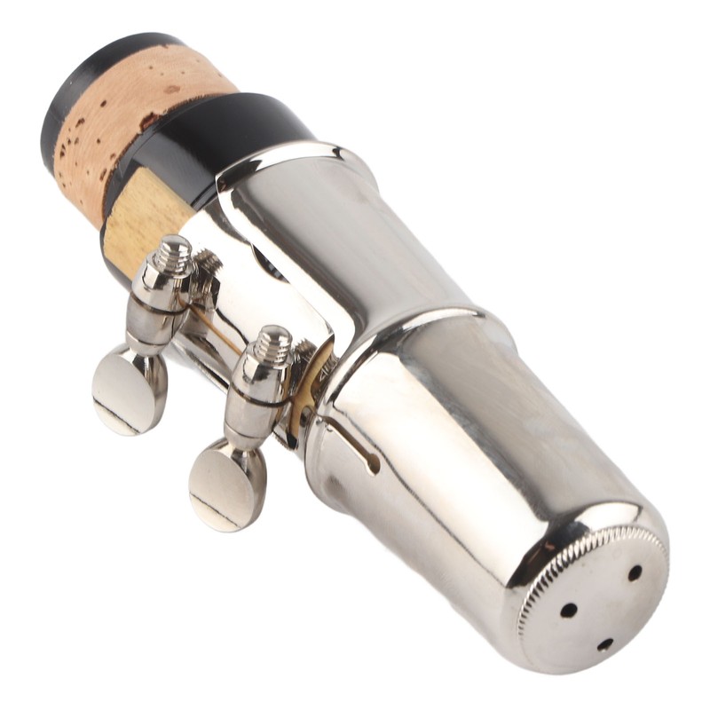 Clarinet Mouthpiece Kit with Ligature and Plastic Cap Portable Black