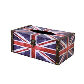 Carina's Collection British Union Jack Tissue Holder Box Cover
