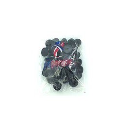 Black PVC Rubber Pin Backs Pack of 100