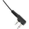 Planet Exa PL-EM01AL Earphone Microphone for ICOM L-Shaped 2-Pin Plug