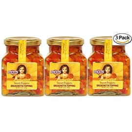 Gia Russa Sweet Pepper Bruschetta Topping 10 oz (3 Pack)