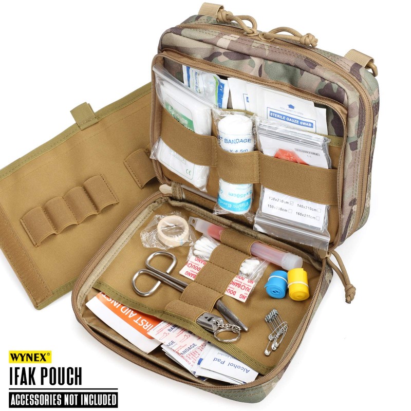 WYNEX Tactical Molle Admin Pouch of Laser Cut Design, Utility