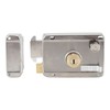 Rim Lock Set, Stainless Steel Vertical Keyway Cylinder Deadbolt With