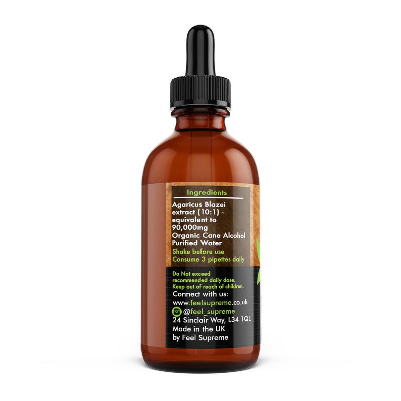 Feel Supreme Agaricus Blazei Extract Liquid Supplement 60ml Full Fruiting