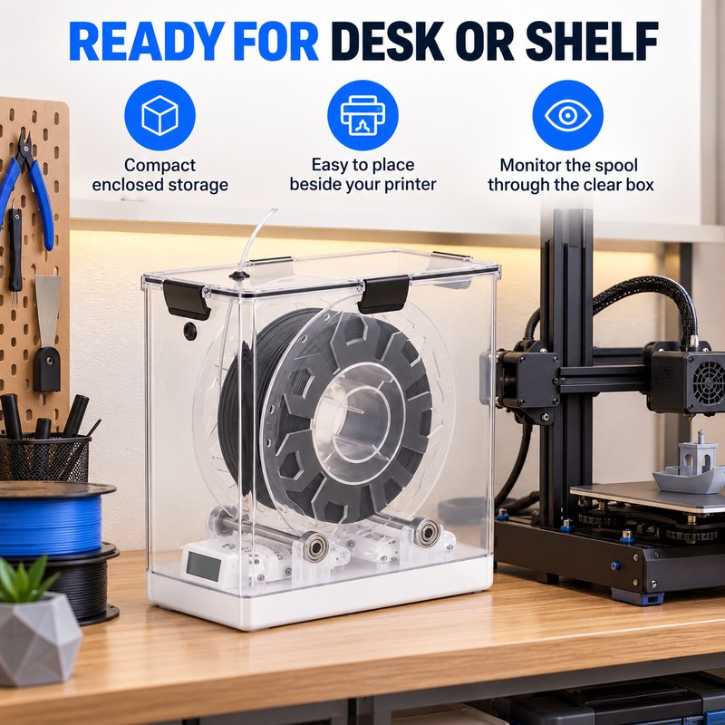 3D Printer Filament Storage Box for Moisture Protection – Airtight