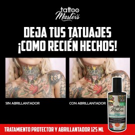 Tattoo Masters Protector Tatuaje x3 | Brillo, Cuidado y Color Intenso