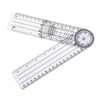 Plastic Goniometer Plastic Ruler, Clear Quick Angle Protractor Finder Body