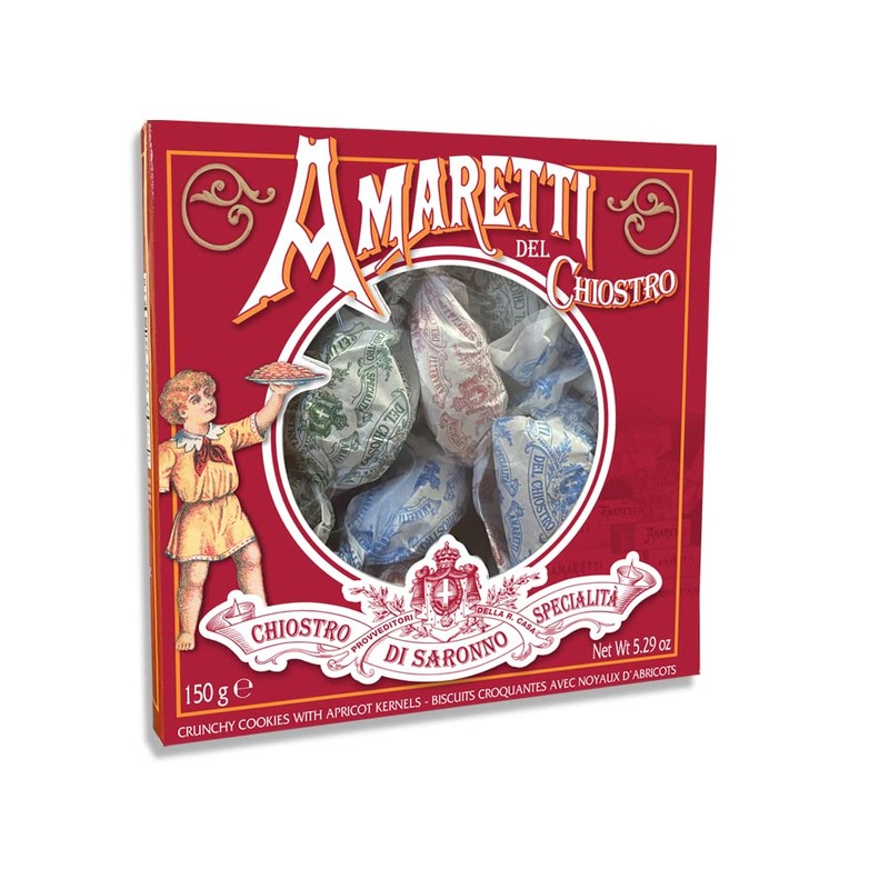 Amaretti Del Chiostro, Amaretti Di Saronno Crunchy Italian Cookies, 5.3