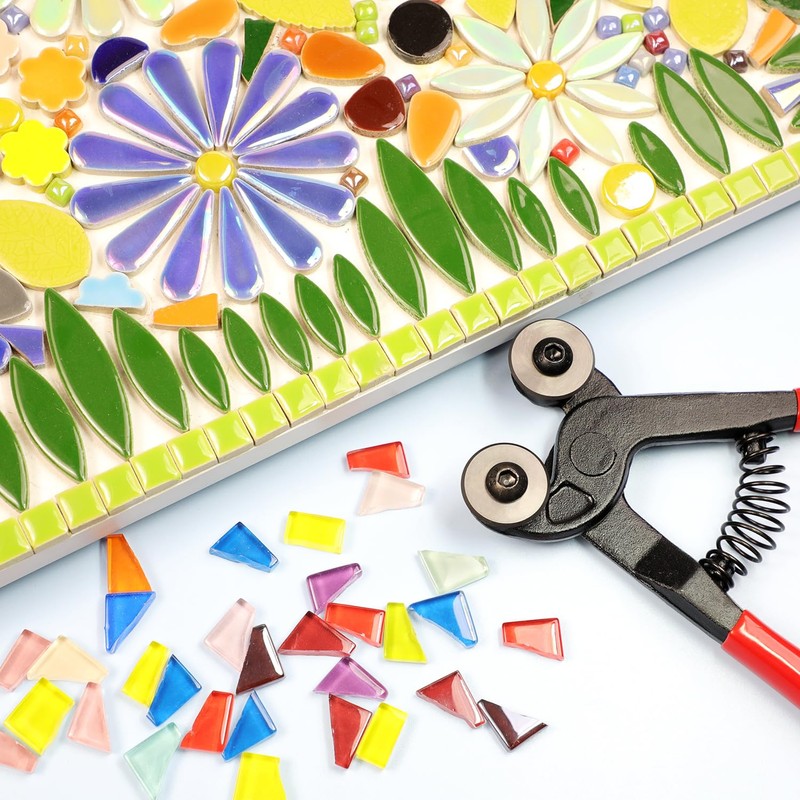 Glass Tile Nippers - Heavy Duty Wheeled Glass Mosaic Nipper