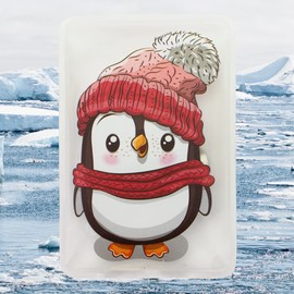 MIJOMA Hand Warmer Pocket Warmer Sets Finger Warmer Against Cold Hands in Winter (Set of 4 Cute Penguins)