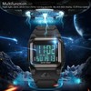 Men Digital Sports Watch Fashion Large Screen Waterproof Military Style