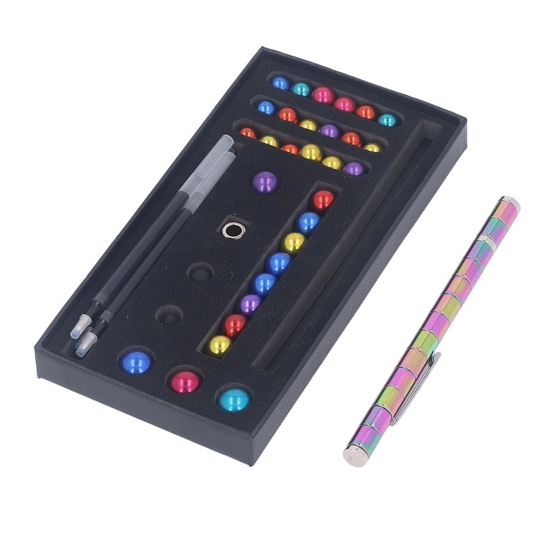 Magnetic Pen Decompression Magnetic Metal Pen Multifunctional Freely Combined Relieving