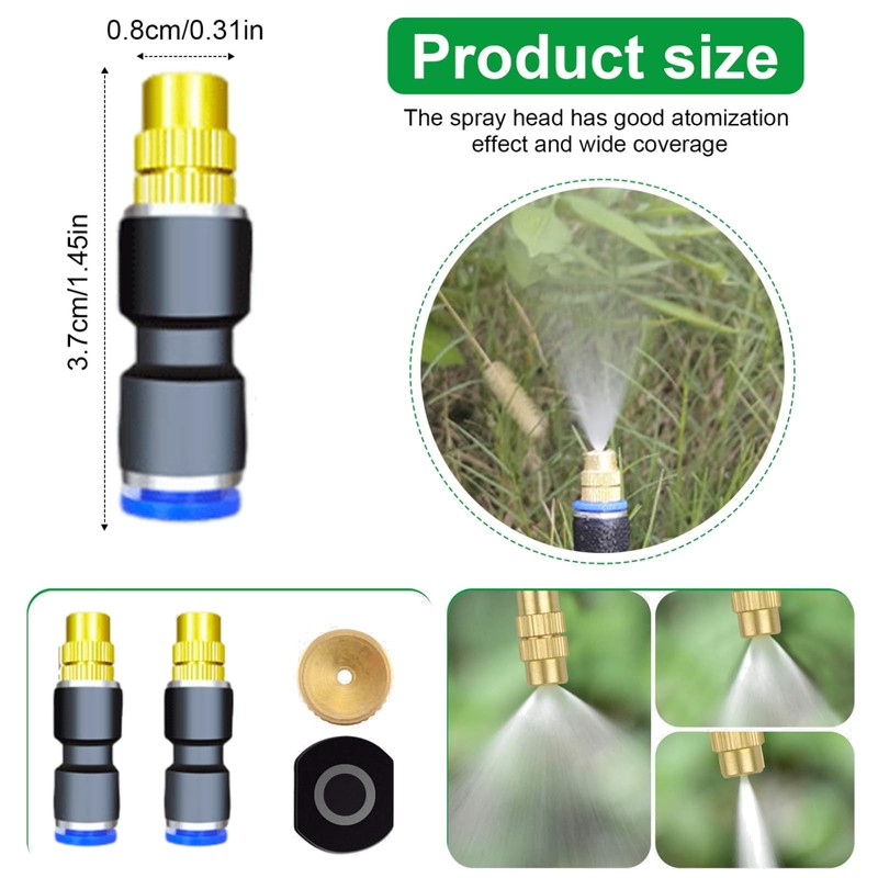 Update Drip Irrigation Kit, 98FT Automatic Watering System with 25
