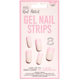 Ardell Nail Addict Gel Nail Strips - Blushing Bride, Cures with LED/UV Lamp, 1-pack