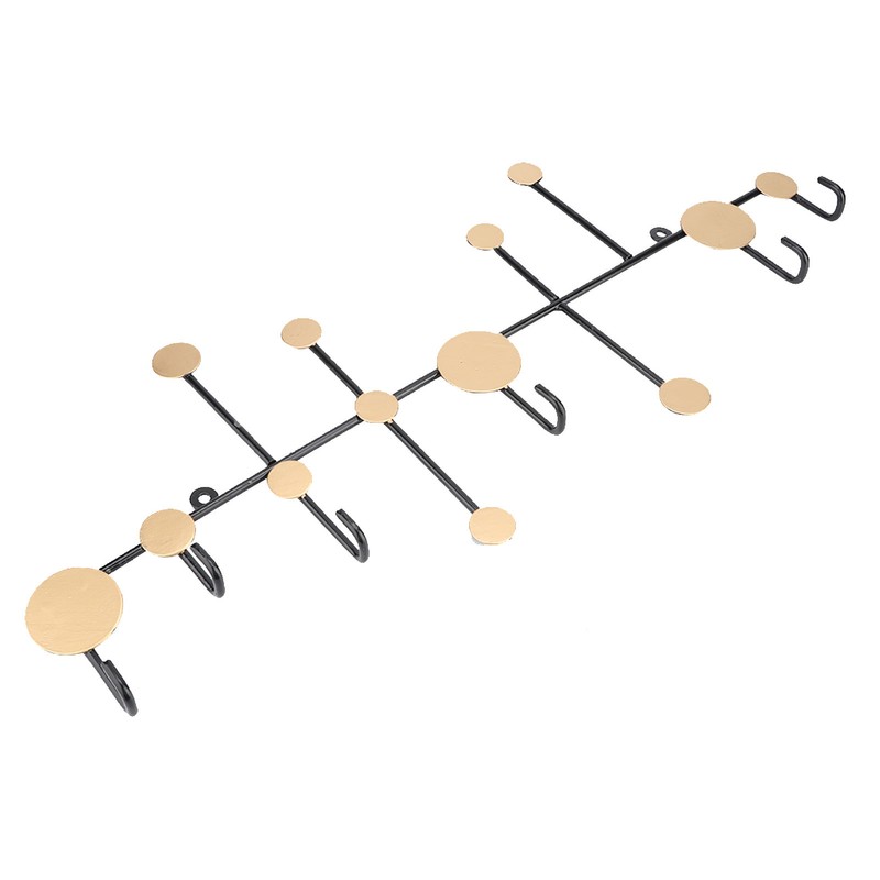 Wall Mounted Coat Rack Clothes Organizer Hooks Hanger for Hat