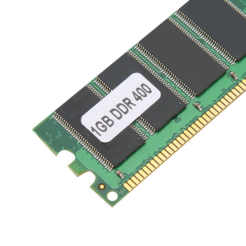 2Pcs Memory Module Desktop Computer Double‑Sided 16‑Grain DDR 1GB 400MHZ