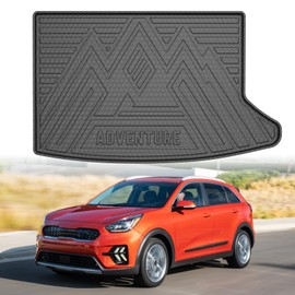 Mixsuper Liner Custom Cargo Liner for Kia NIRO EV 2019-2022, Trunk Mat for NIRO EV Accessories Rear Cargo Mat Trunk Liner Black