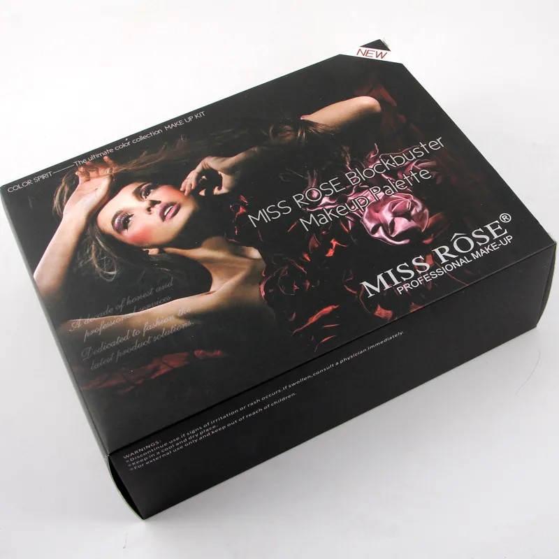 Miss Rose Set Sombra Rubor Contorno Paleta Maquillaje Larga