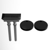 WinZo Toilet Square Dual Flush Button with Toilet Seat Bolts