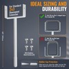 UPVONT 2x3 Downspout Extension Bracket, Gutter Downspout Holder 2x3 Horizontal,
