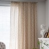 Sutuo Home Boho Curtain Semi-Blackout Crochet Hollow Lace Patchwork with