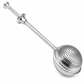 Mnixy Stainless Steel Baking Dusting Wand with Spring Handle