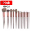 13-Piece Makeup Brush Set for Eyes and Cheeks – Soft