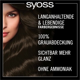 Syoss Oleo Intense Permanent Oil Colouration Hair Colour, 4-50 Natural Brown with Nourishing Oil and Ammonia Free, Pack of 3 (3 x 115 ml)