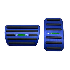 MEKOMEKO Honda New Model Step Wagon RP Series Pedal Cover Brake Accelerator Cover Safe Driving with Installation Instructions Perfectly Fit Interior Parts Aluminum Alloy and Rubber 2PCS HONDA STEPWGN