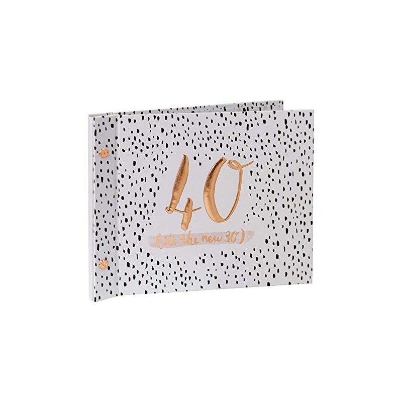 Luxe Birthday Guest Book With Photo Album by Hotchpotch -