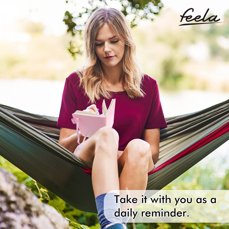 feela Notebook A6, 3-Piece Notebooks Set, Journals Book Bulk with