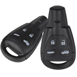 CCIYU Smart Key Fob Keyless Entry Remote 2003-2011 Fit for Saab 9-3 2.0L,2006-2009 Fit for Saab 9-3 2.8L(fits Part LTQSAAM433TX,12783781)